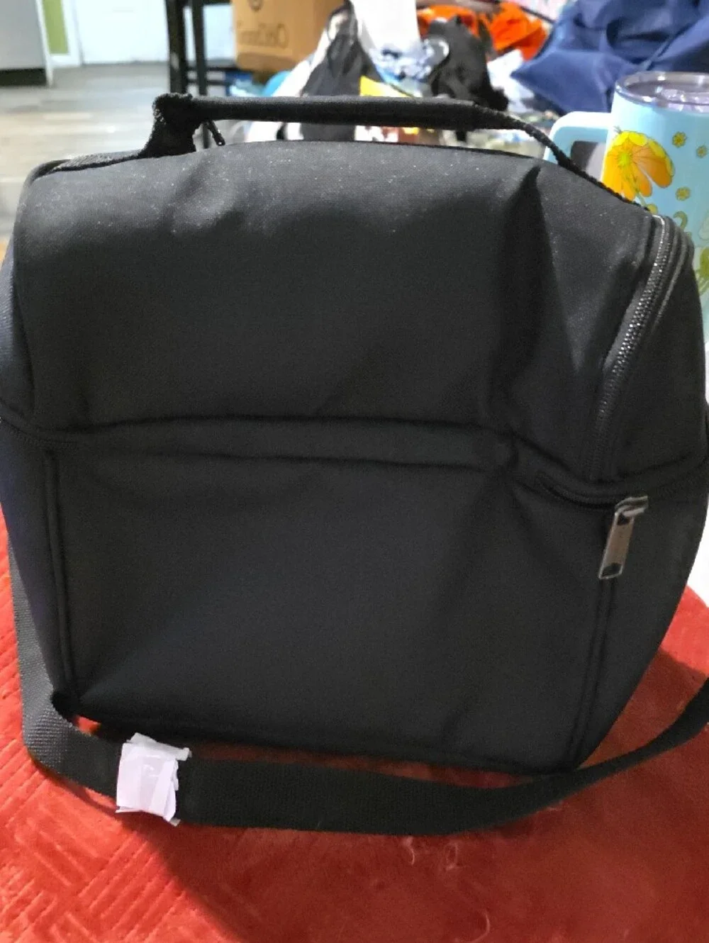 Carhartt Black Lunch/Drink Bag with Yellow Logo